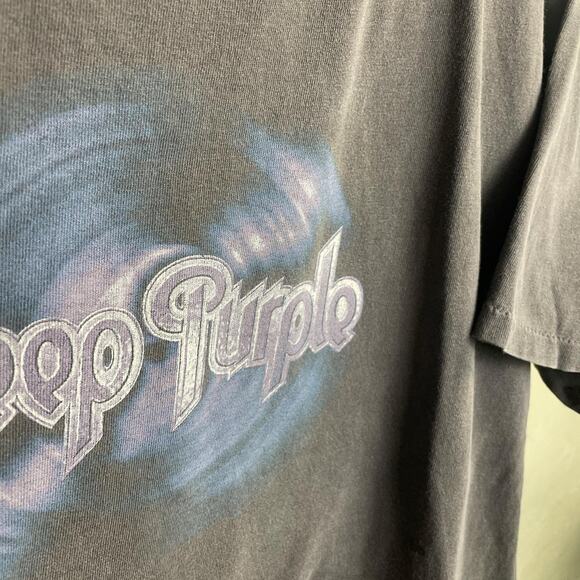 Deep Purple 90s Rock Tour Distressed Large Band Tee - Picture 5 of 5